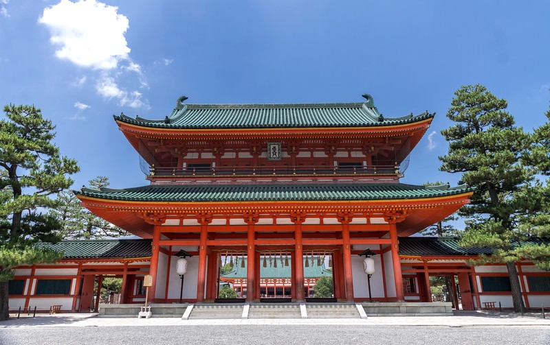 Which is the oldest shrine in Kyoto?